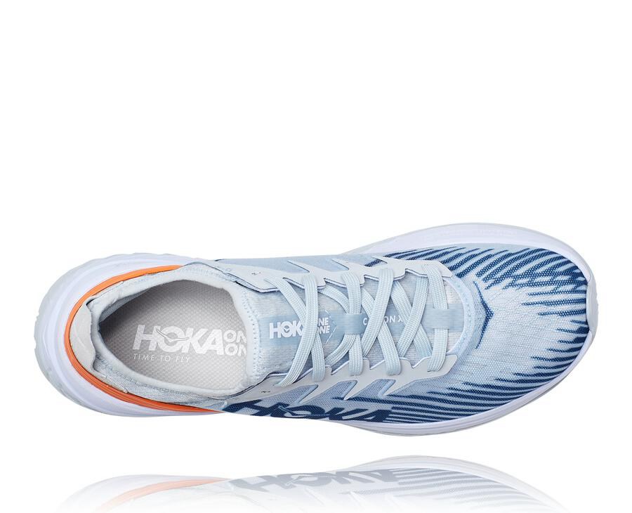 Hoka One One Løbesko Dame - Carbon X-Spe - Hvide/Blå - 196047YXI